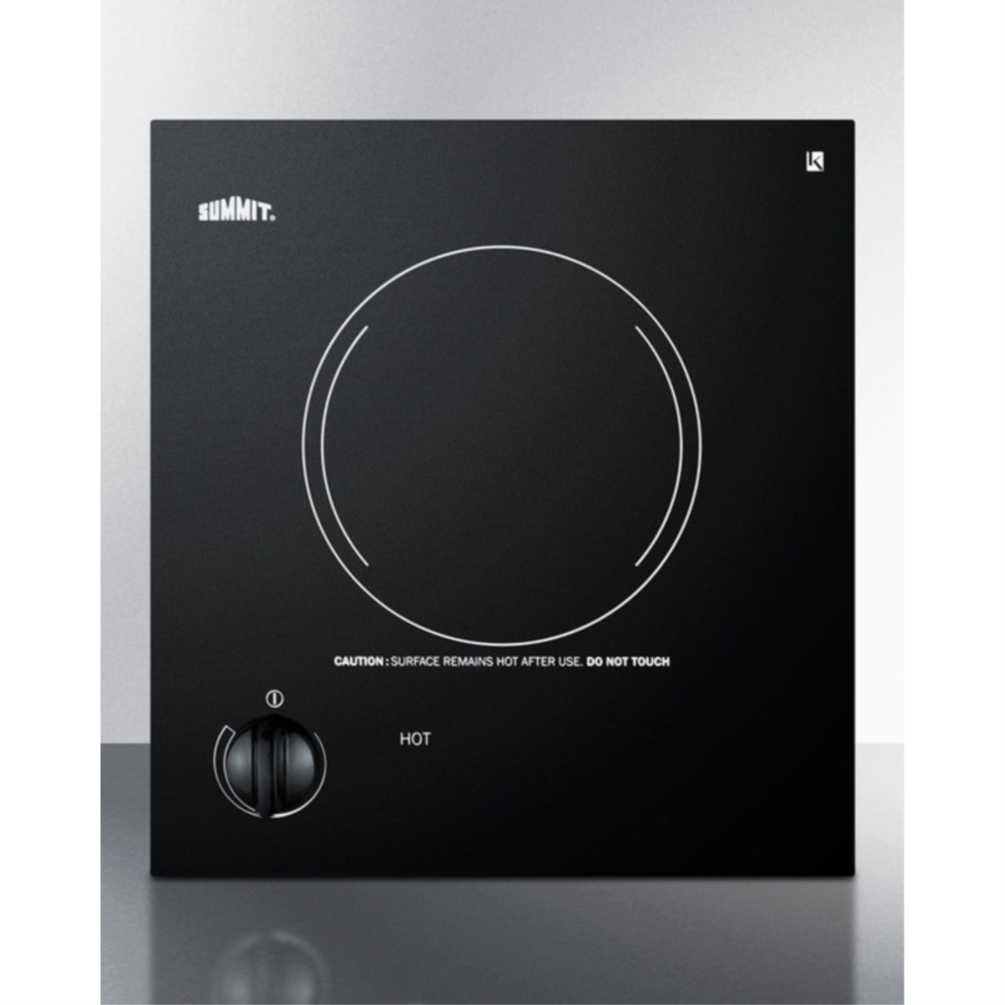 12 Wide 115V 1-Burner Radiant Cooktop