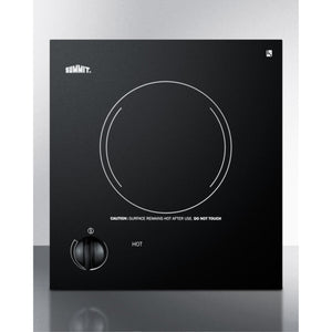 12 Wide 115V 1-Burner Radiant Cooktop