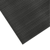 Corrugated Rubber Runner 2'x75' Black