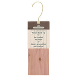 319 Cedarberry Hill Cedar 3 In. W. x 9 In. L. x .31 In. D. Cedar Hang Up