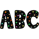 Dots on Black 7 Designer Letters
