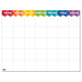 Painted Palette Large Calendar Chart