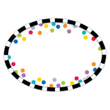 Bold & Bright Stripes & Dots Name Tag Labels, 36/Pack