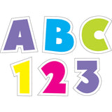Bold Brights 1 inch letter stickers, upper case only