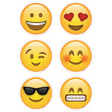 Emoji Fun 3 Designer Cut-Outs, 36/Pack