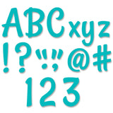 Stylish Turquoise 4 Designer Letters, 235/Pack