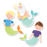 King Neptune & Friends 6 Designer Cut-Outs, 36/Pack