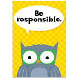 Be responsible Woodland Friends Inspire U Poster