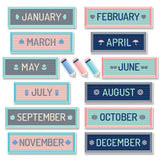 Calm & Cool Months of the Year Mini Bulletin Board Set