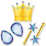 Mystical Magical Crowns and Jewels 6 Designer Cut-Outs, 36/Pack