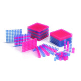 Transparent Interlocking Base Ten, Starter Set