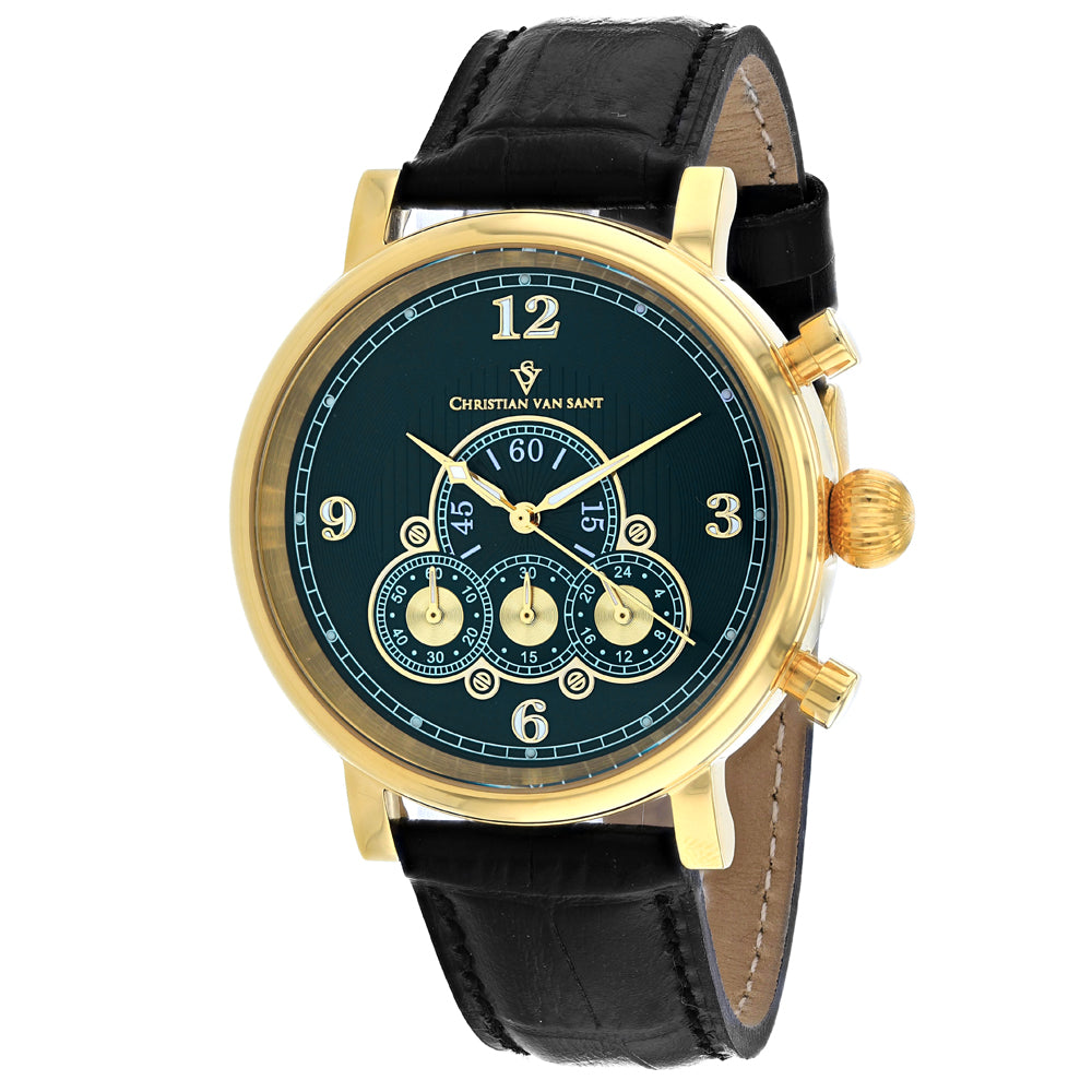 Christian Van Sant Men 'S Cv0714 Quartz Black Watch