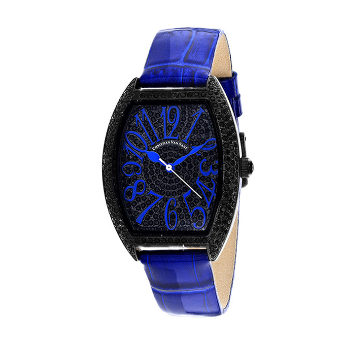 Christian Van Sant Women'S Elegant - Black - Quartz Watch