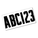 ATTWOOD LETTER & NUMBER KIT BLACK