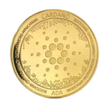 Cardano ADA Technology Blockchain Crypto Gold Plated Coin