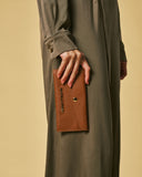 Carmina (cognac) - Italian calf leather women’s wallet