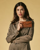 Carmina (cognac) - Italian calf leather women’s wallet