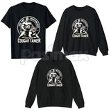 Certified Cougar Tamer Shirt – Funny Inappropriate Humor Hoodie & Sarcastic Gag Gift Sweatshirt