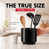Rotating Utensil Holder — Plastic - Steel