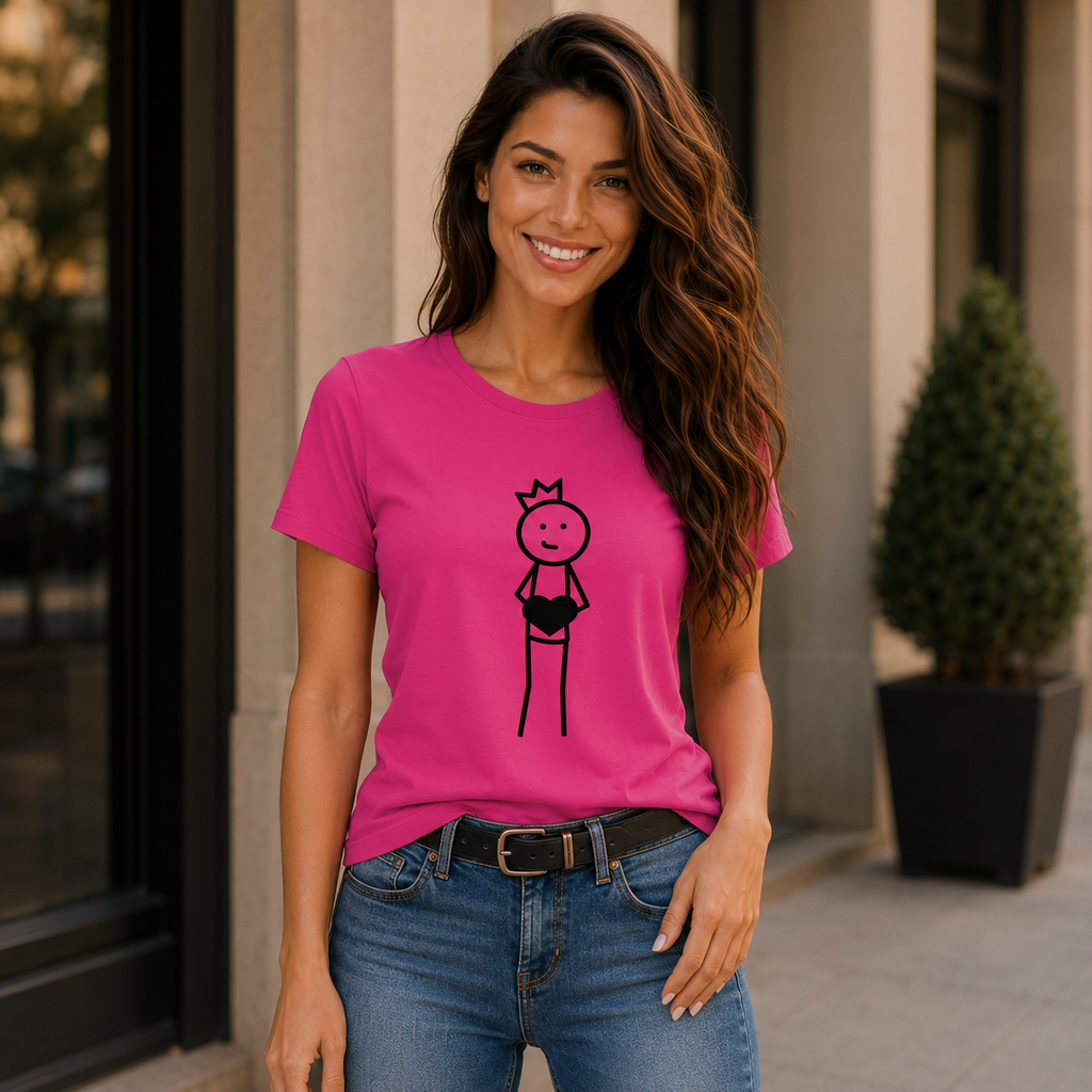 Limited To The Worthy Queen Of Hearts Cotton T-Shirt
