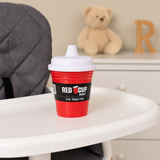 RedCupLiving 8oz Unbreakable Toddler Sippy Cup, BPA-Free, Leak-Proof, 2-Pack