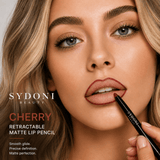 SYDONI RETRACTABLE MATTE LIP PENCIL with SHEA BUTTER 9 Rich, Smudge‑Resistant Shades