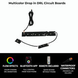 Chevrolet Silverado Multicolor Flow Series DRL Boards (2016-2018)