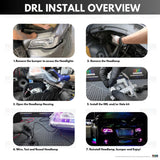 Chrysler 300 Multicolor Flow Series DRL Boards (2011-2023)