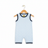 Classic Navy Gingham Boys Jon Jon