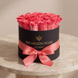 Classic Black Box | Coral Roses