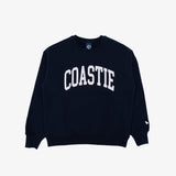 Coastie Embroidered Crewneck - Navy