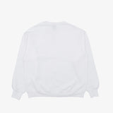 Coastie Embroidered Crewneck - White
