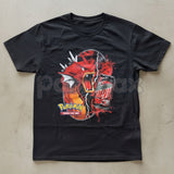 "Code Red" Legendary Gyarados T-Shirt - Retro Shiny Sea Serpent Graphic Tee, Premium 100% Cotton Lake of Rage Inspired Top, Aesthetic Japanese Streetwear Style Shirt, Classic 8-Bit Evolution Gamer Gift, Soft Lived-In Heavyweight Anime Apparel
