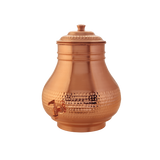 Copper Taperflow Hydration Vessel (9 Ltrs) - Surahi Matka