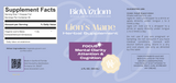 BioWizdom Lion's Mane Tincture 1 oz Bottle