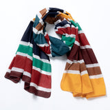 Hand-Painted Horizon Scarf