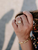 Miraculous Medal Signet Ring in 14k Gold