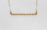 Rose Bar Necklace