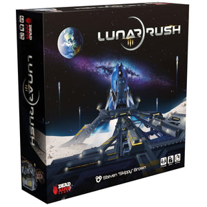Dead Alive Games: Lunar Rush - Standard Edition - Euro-Style Board Game, Moon & Space, Resource Management, Worker Placement, Ag