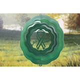 12 We Care Ribbon - Green-Printed