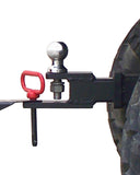 Double Duty Hitch Adapter - Hitch Pin Or Ball Hookup - (100 Lbs Tongue Weight Cap)