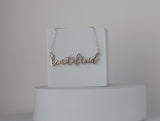 Be Not Afraid Necklace (Sterling Silver)