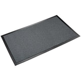 Spaghetti Mat Unbacked 4'x6' Crimped Gray Scraper Mat