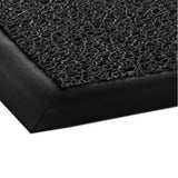 Spaghetti Mat Backed 3'x5' Nosed-All Black Scraper Mat
