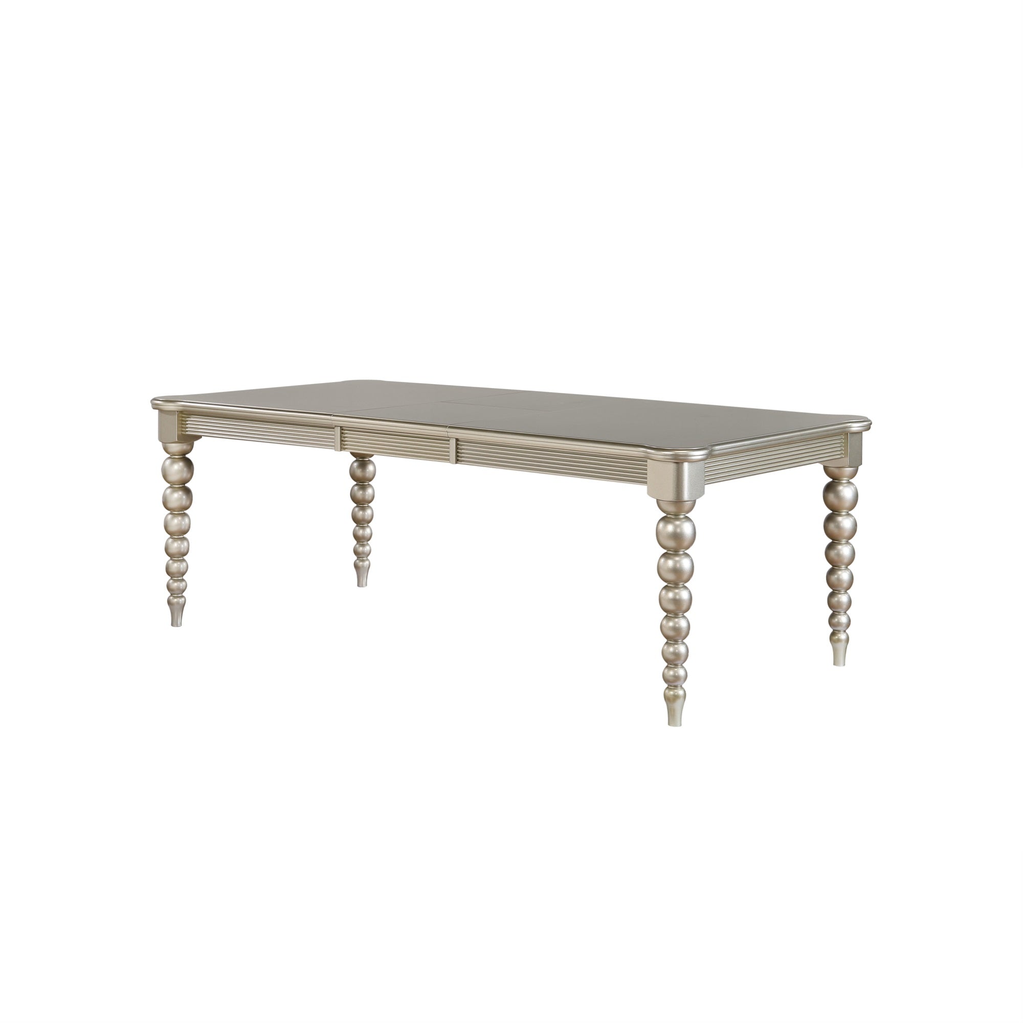 Zaria Champagne Wood Extendable Dining Table