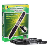 RediMark+ Chisel Tip Permanent Markers, Black, Pack of 12