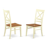 Dlqu5-Bmk-W 5 Pc Small Kitchen Table Set - Kitchen Table And 4 Dinette Chairs