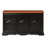 Sunset Trading Black Cherry Selections Treasure Buffet | Antique Black And Cherry