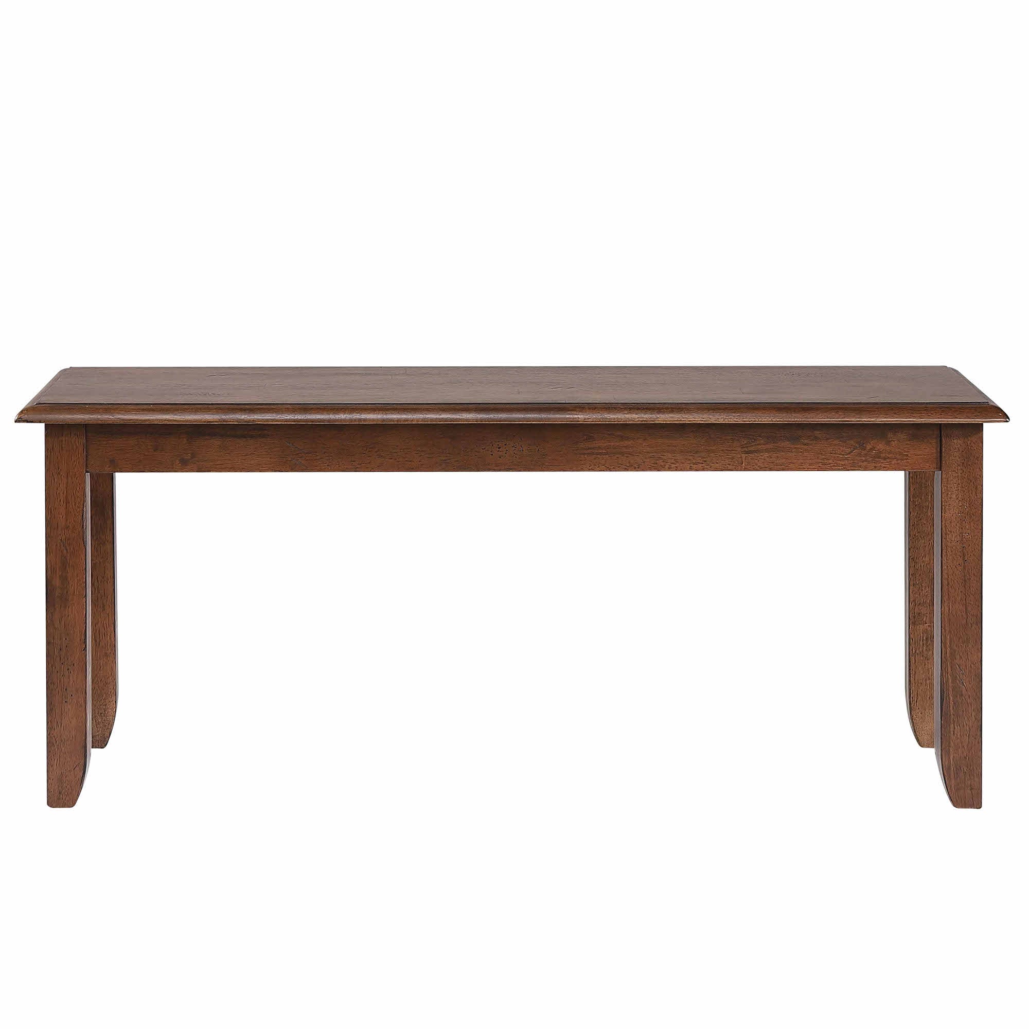 Sunset Trading Simply Brook 42 Dining Bench - Amish Brown - Solid Wood