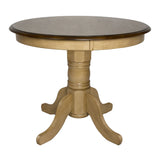 Sunset Trading Brook 3 Piece 36 Round Dining Set With Napoleon Chairs | Seats 4